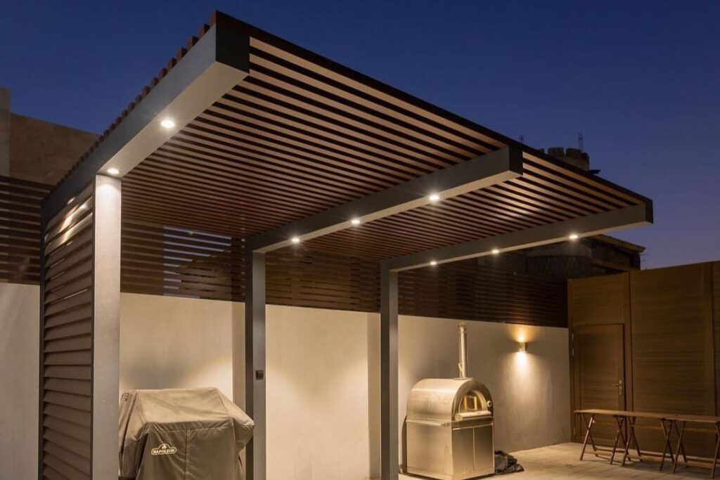 cantilever pergola