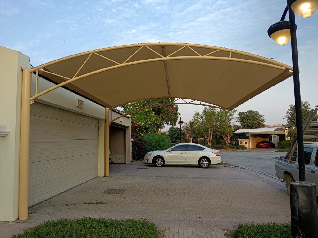 Truss Car parking shade